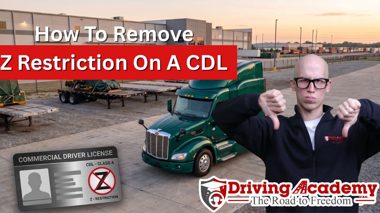 How To Remove Z Restriction on a CDL Z Restriction on a CDL