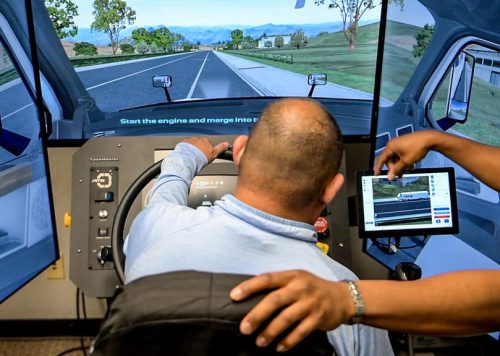 CDL simulator training Simulator training