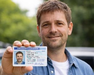 You must bring a valid driver's license