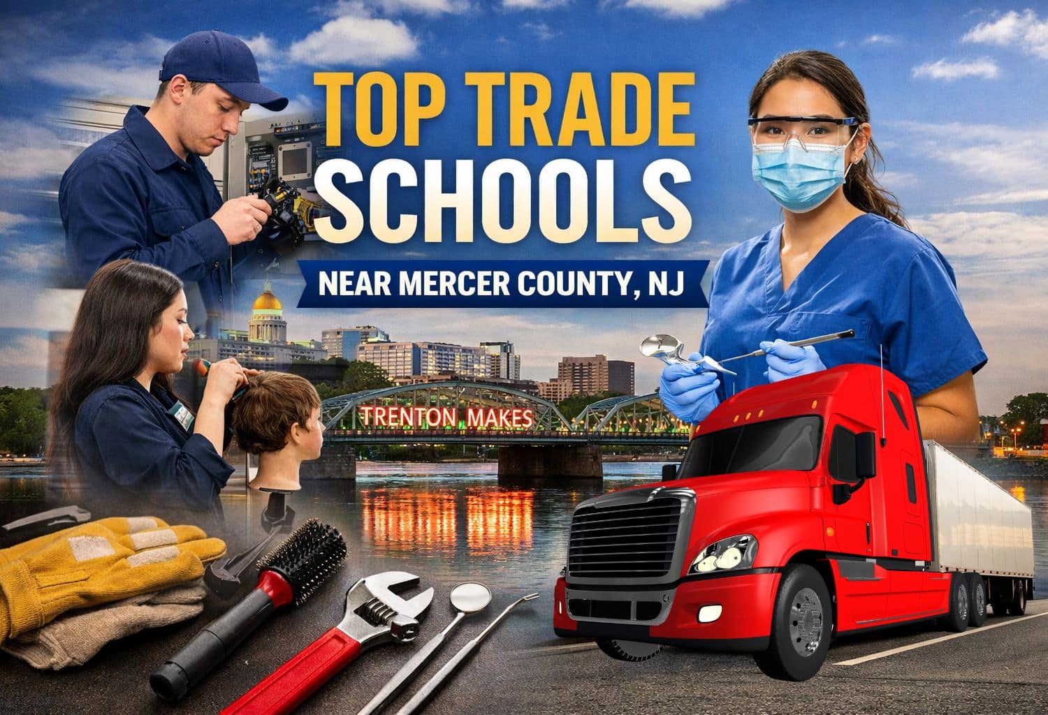 Top Trade Schools Near Mercer County, NJ